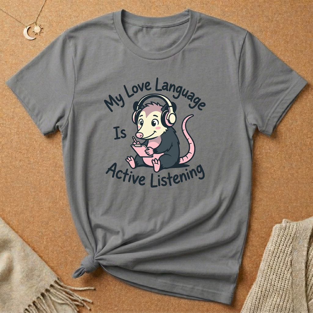 My Love Language Is Active Listening Tee