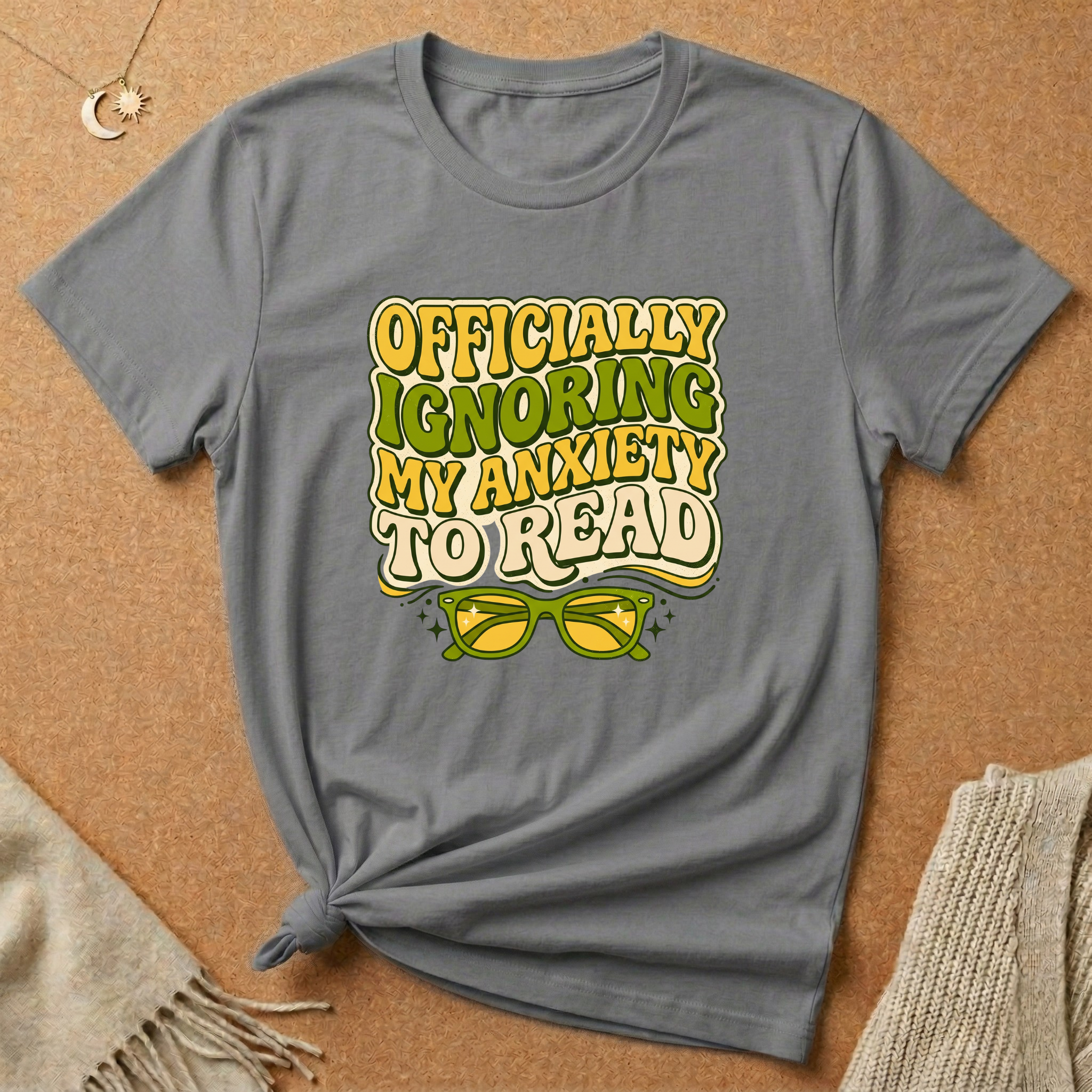 Ignoring Anxiety To Read Tee