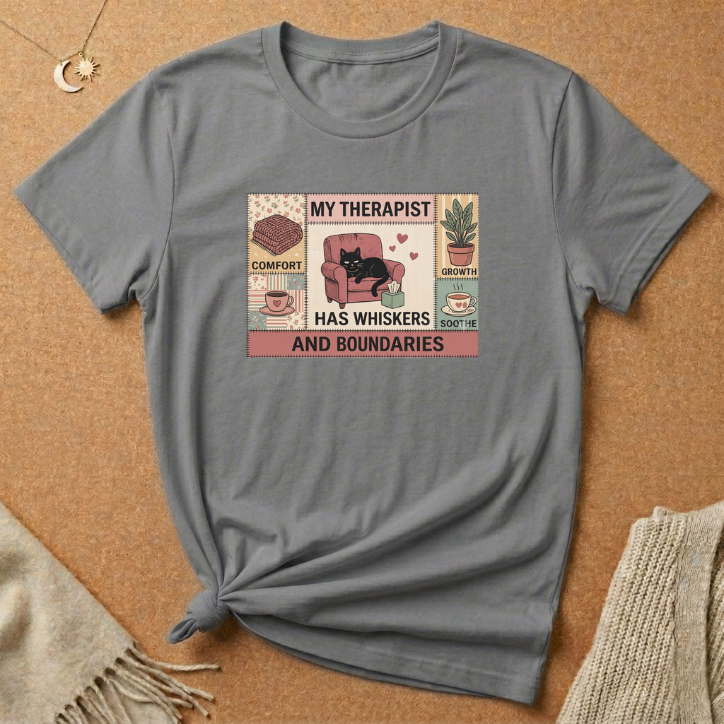 Cat Therapist Comfort Tee