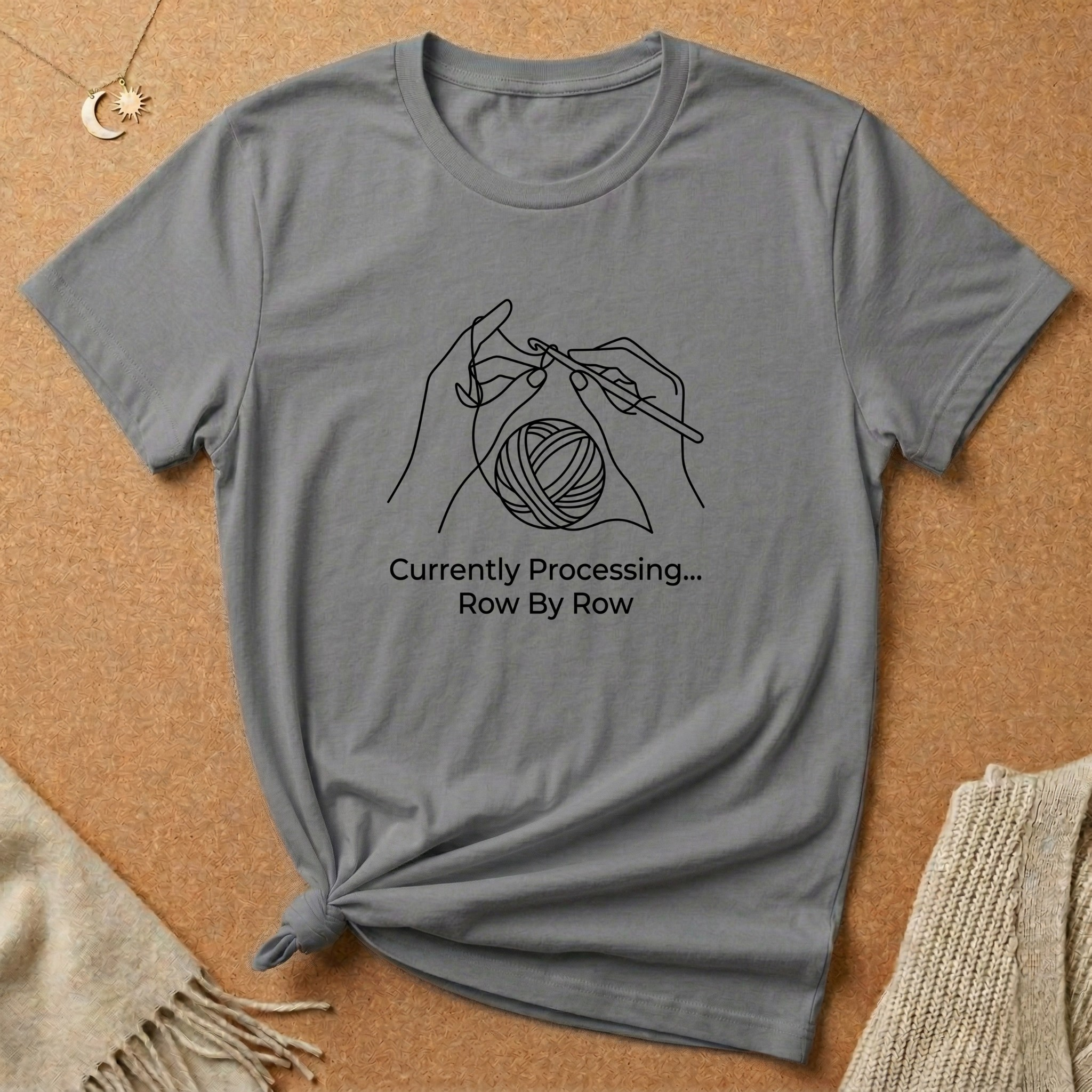 Processing Row by Row Crochet Tee
