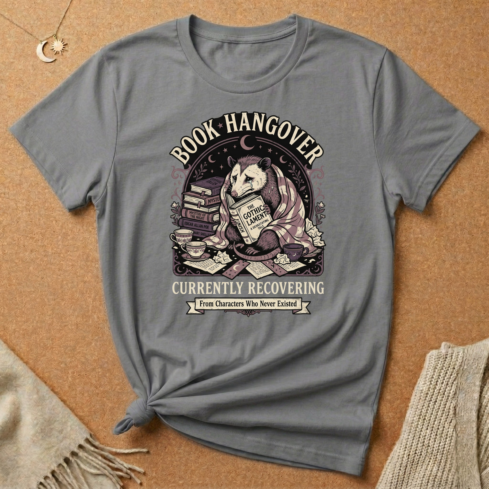 Book Hangover Opossum Tee
