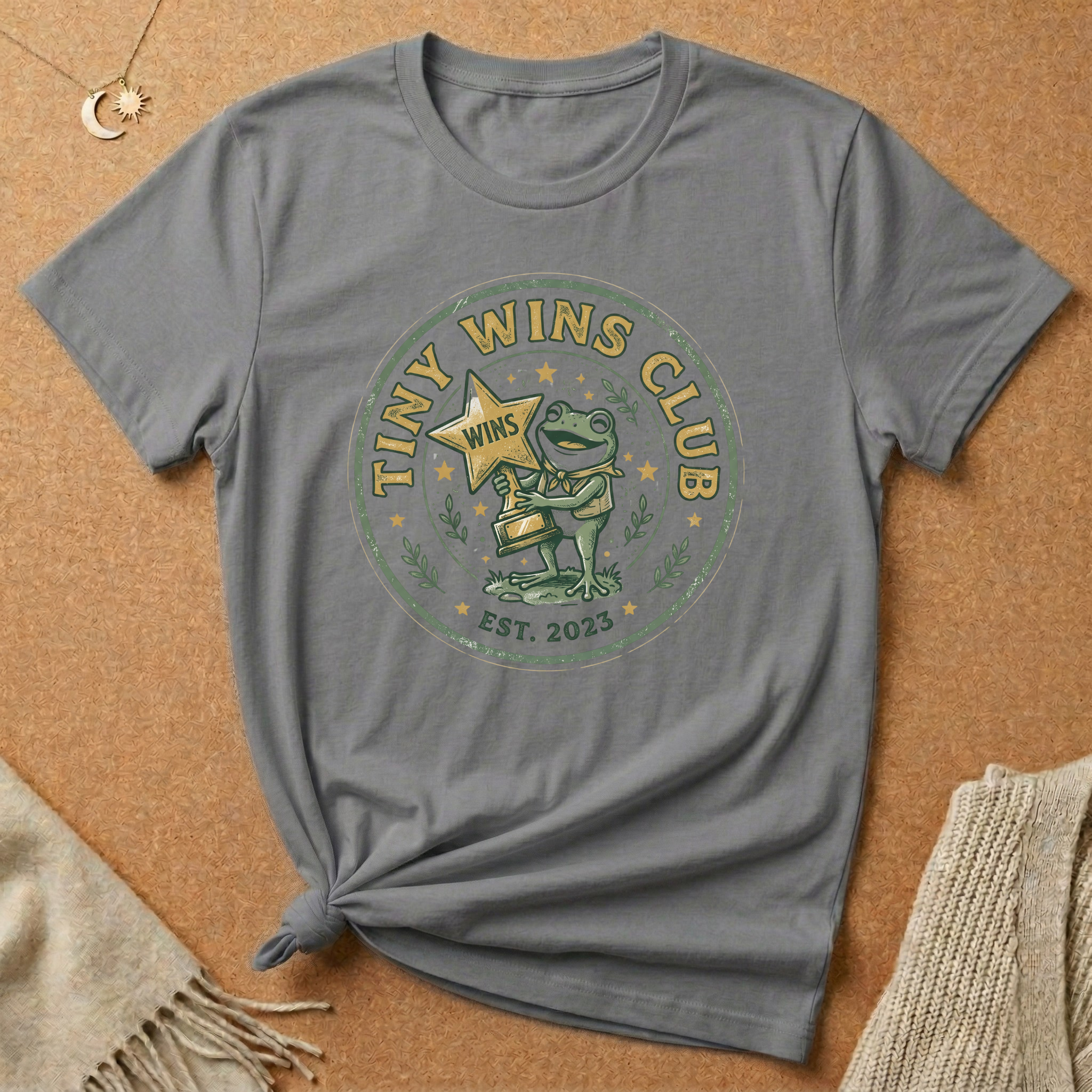 Tiny Wins Club Frog Tee