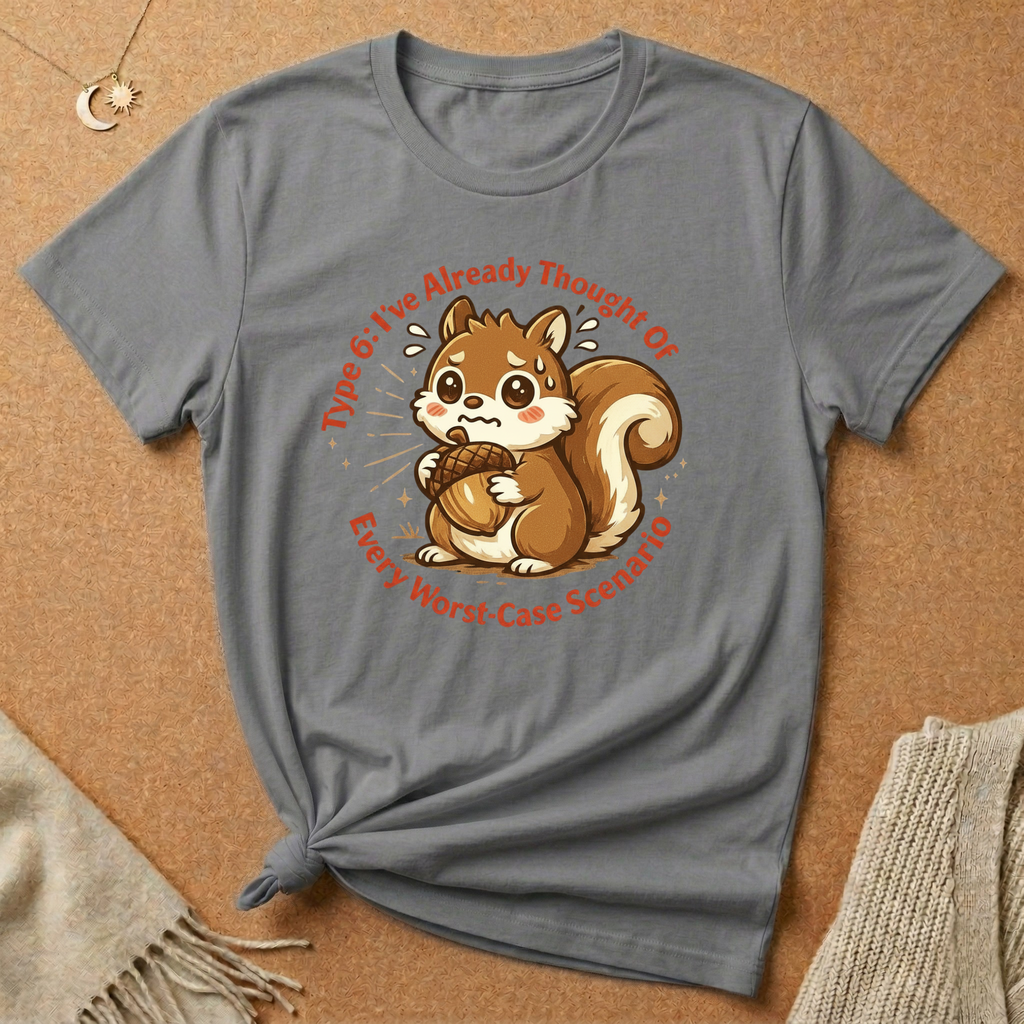 Type 6: I've Already Thought Of Every Worst-Case Scenario Squirrel Tee