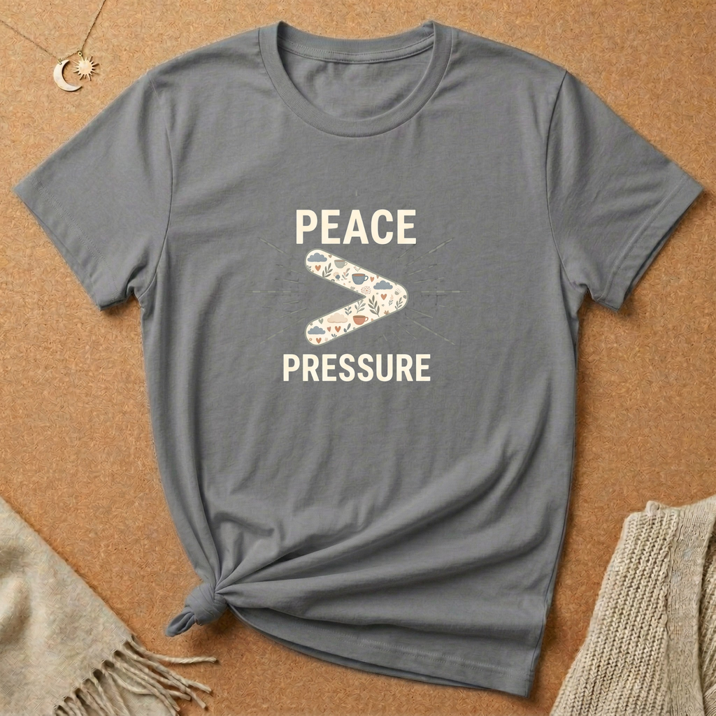 Peace > Pressure Pattern Tee