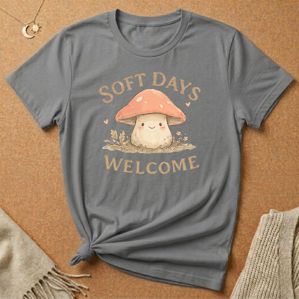 Soft Days Mushroom Tee