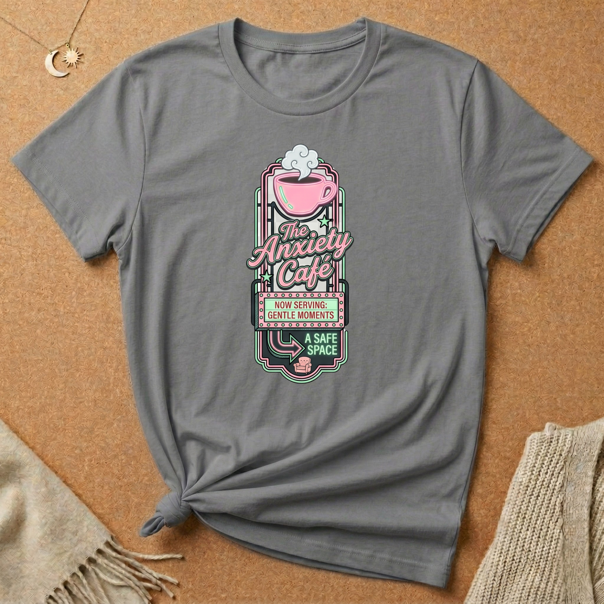 Gentle Moments Anxiety Cafe Tee
