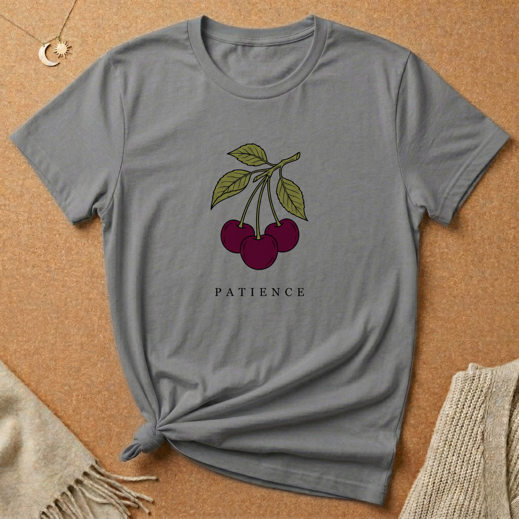 Patience with Cherries Tee