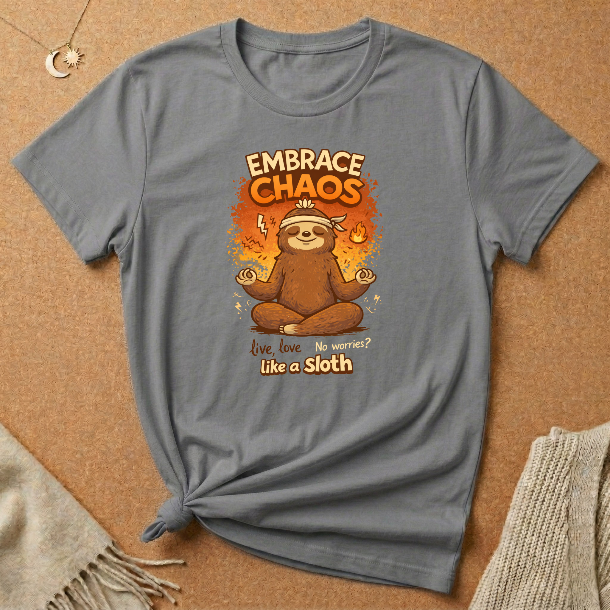 Embrace Chaos Sloth Tee