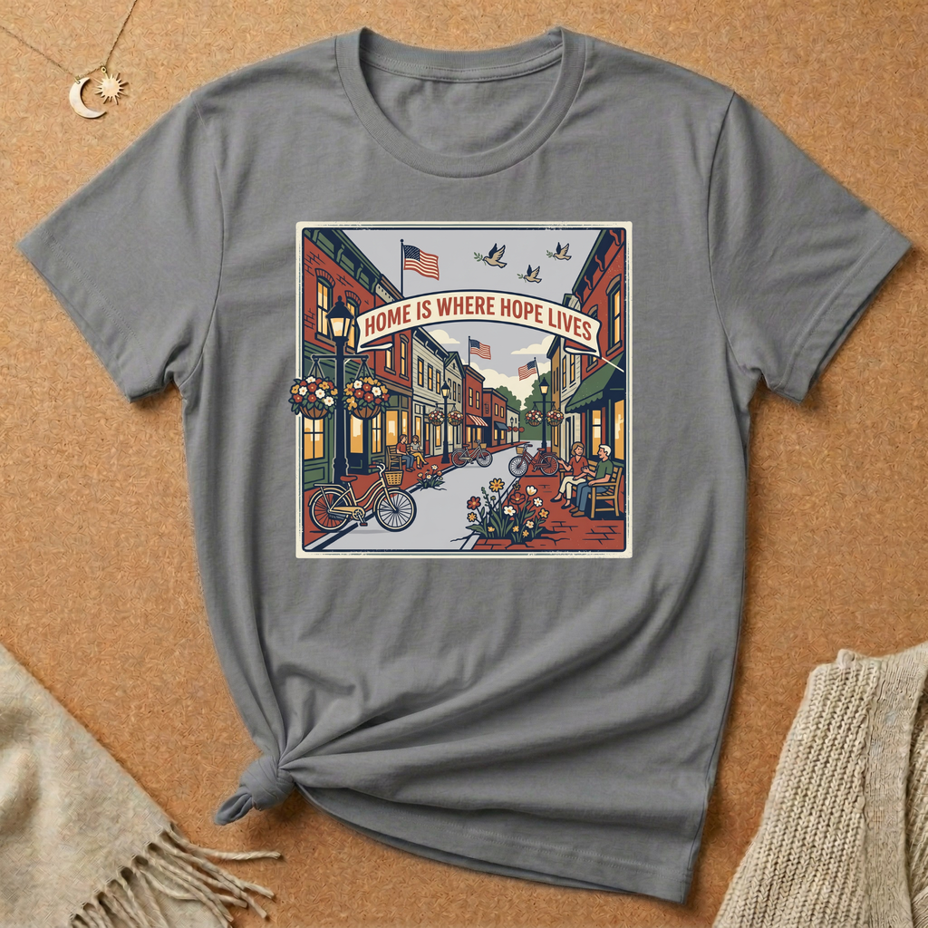 Home Is Where Hope Lives USA Tee
