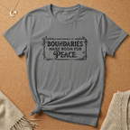 Boundaries Make Peace Tee