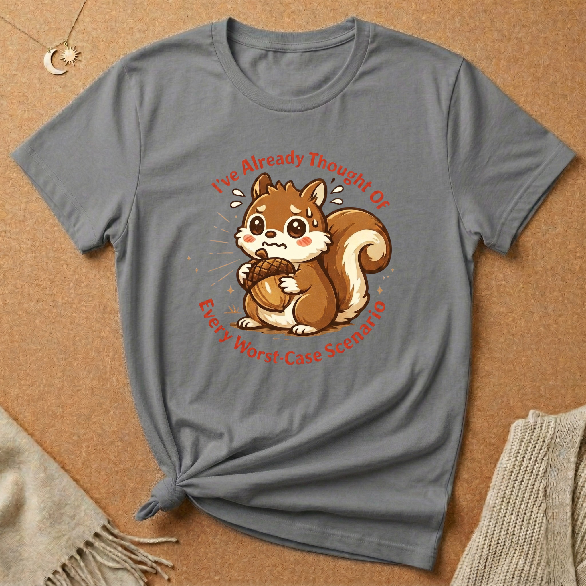 Anxious Squirrel Tee