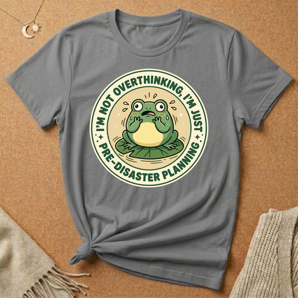 Not Overthinking Frog Tee