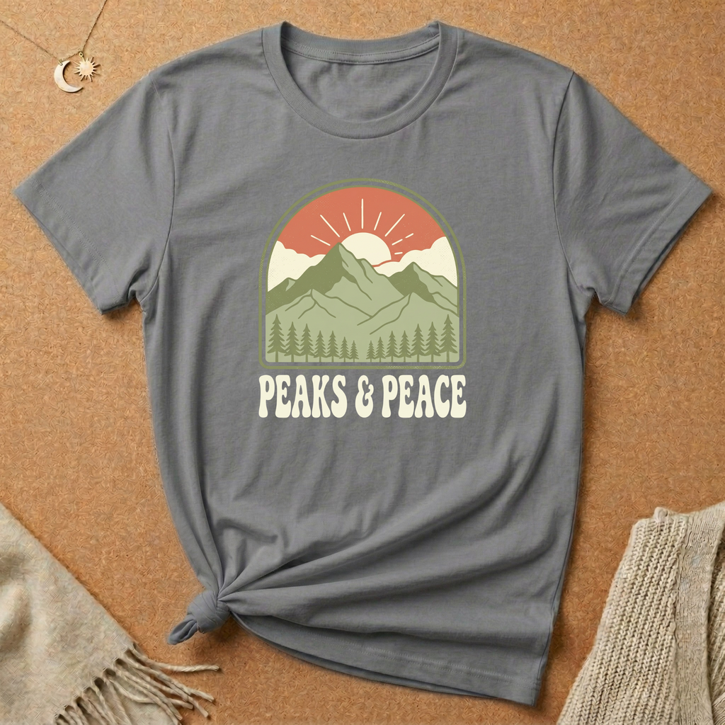 Peaks and Peace Tee