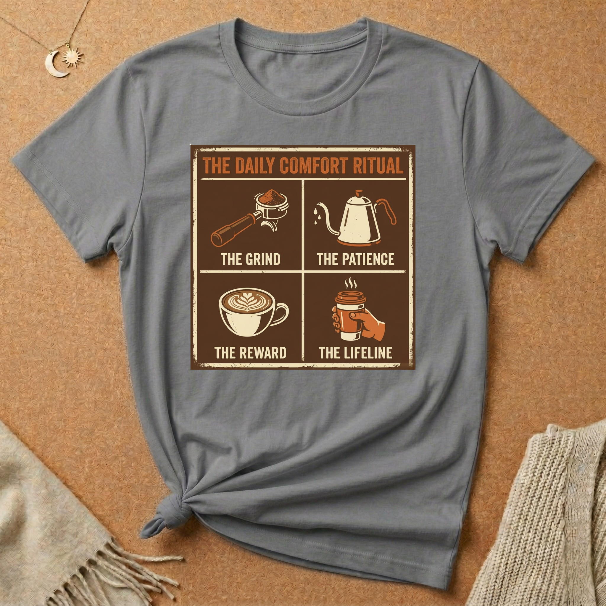 Daily Coffee Comfort Ritual Tee
