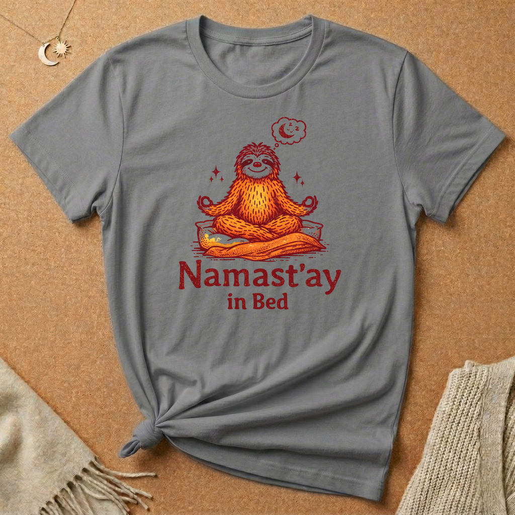 Namast'ay In Bed Sloth Tee