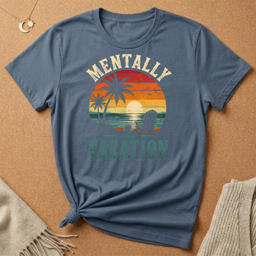 Mentally On Vacation Tee