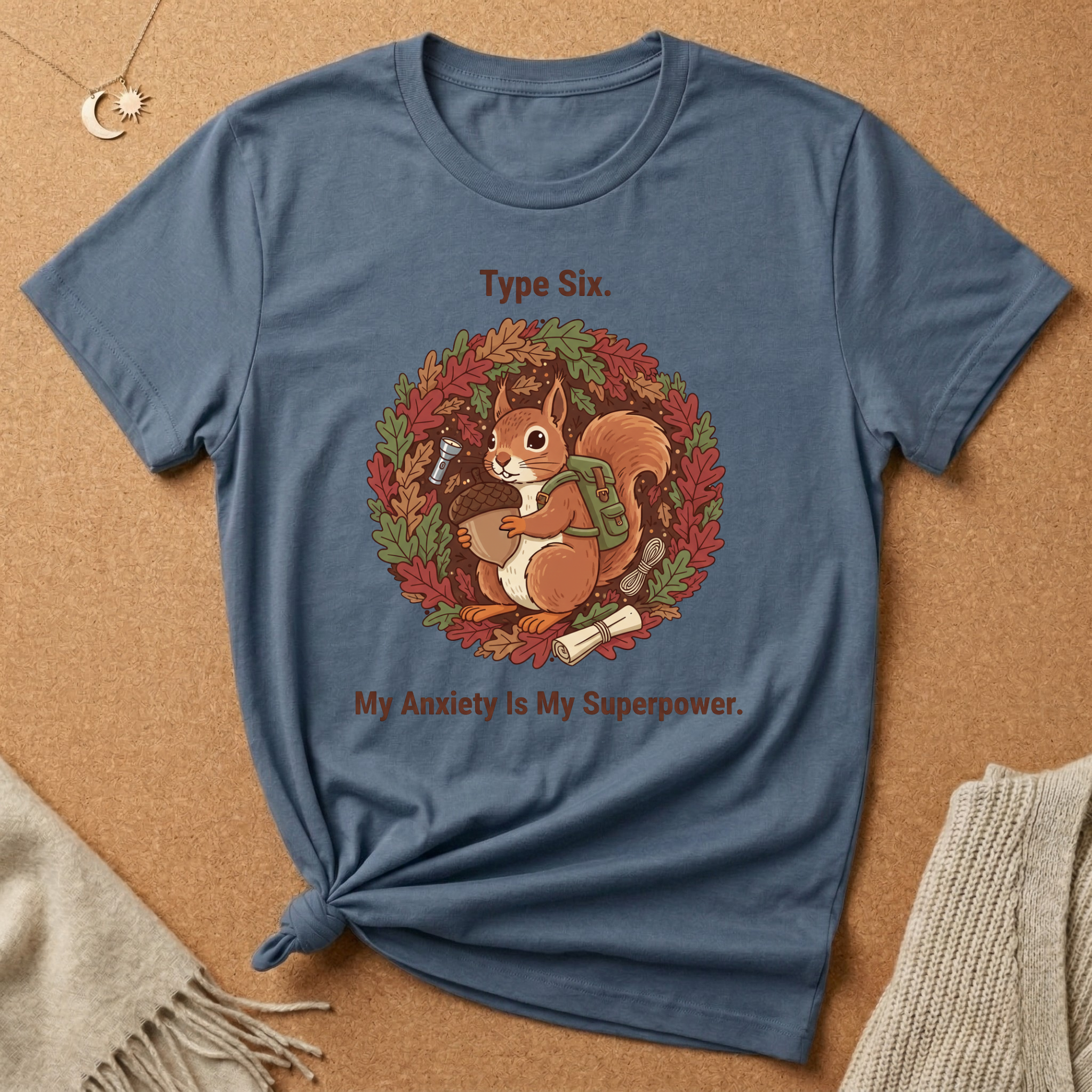 Type Six. My Anxiety Is My Superpower Tee