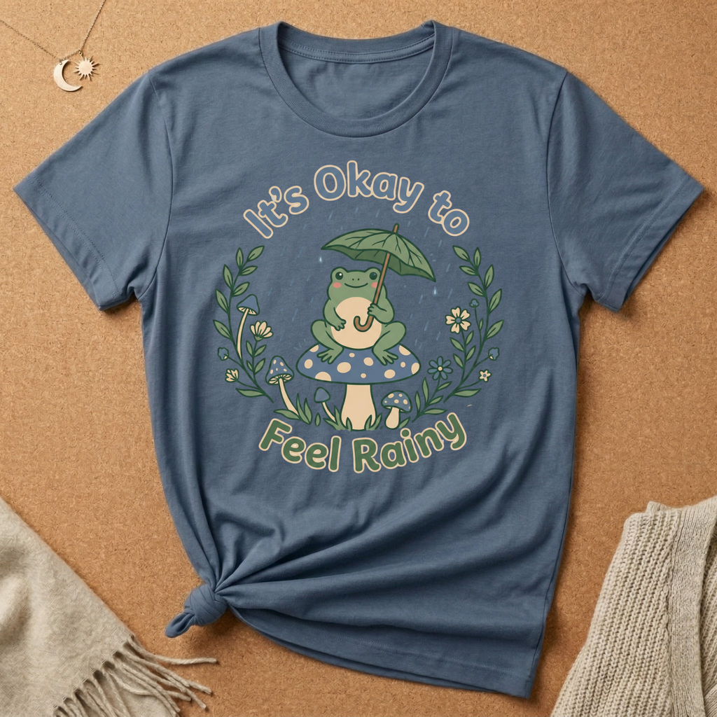 It's Okay to Feel Rainy Frog Tee