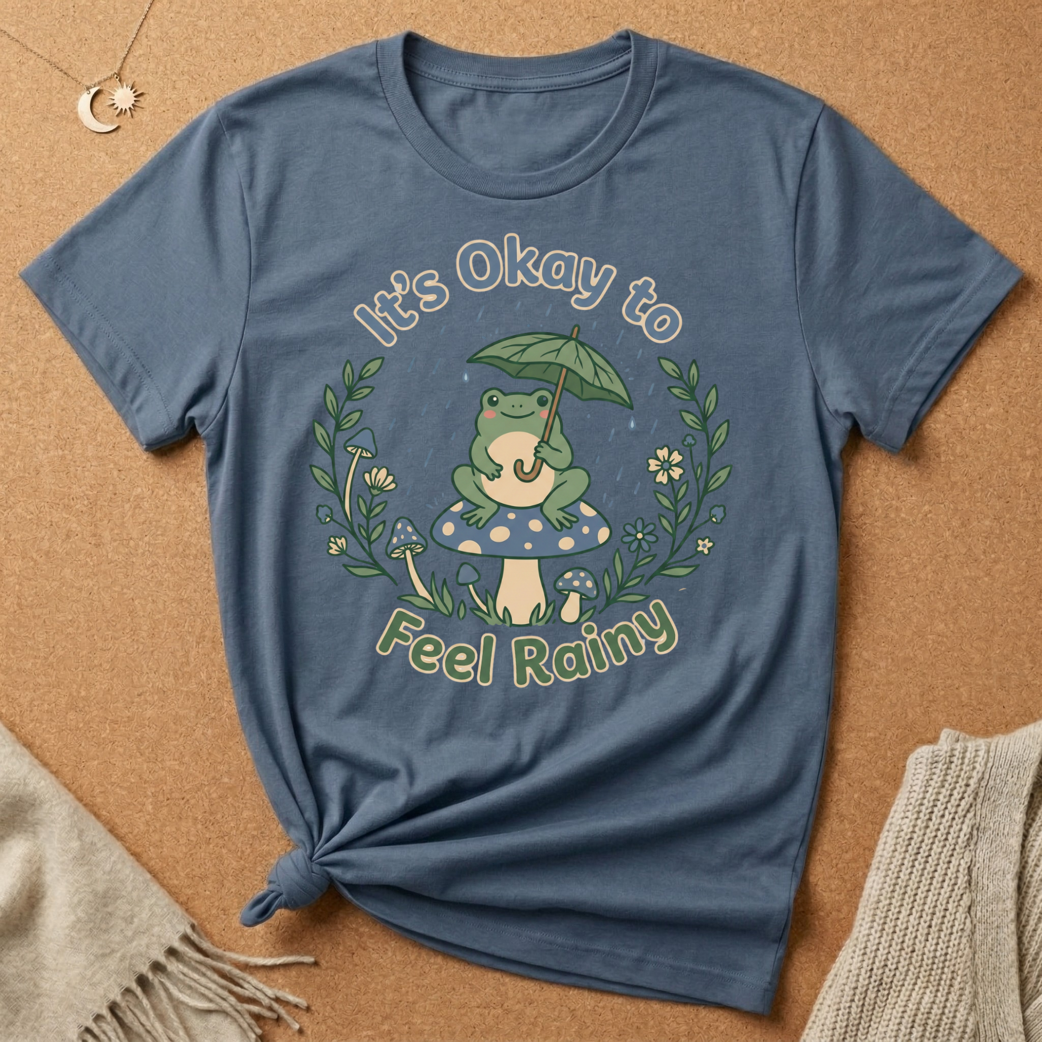 It's Okay to Feel Rainy Frog Tee