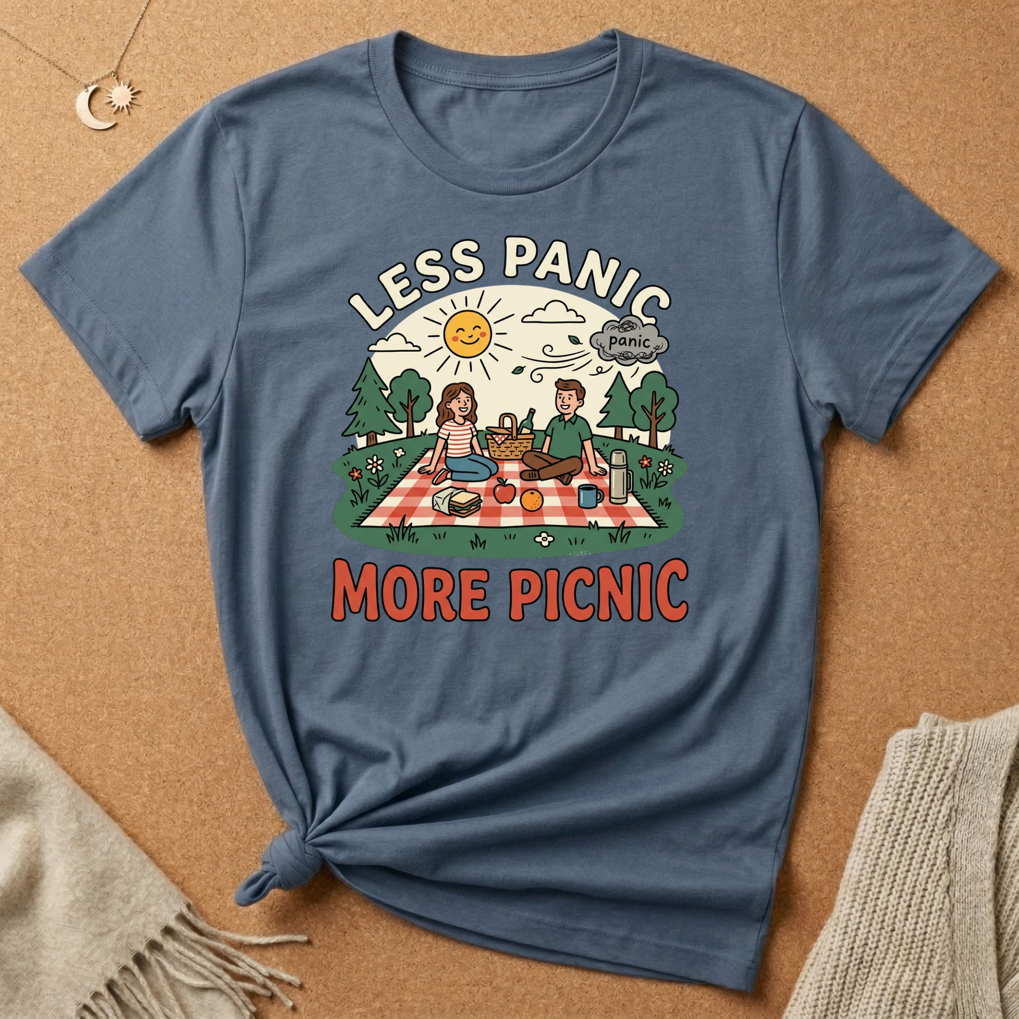 Less Panic, More Picnic Tee