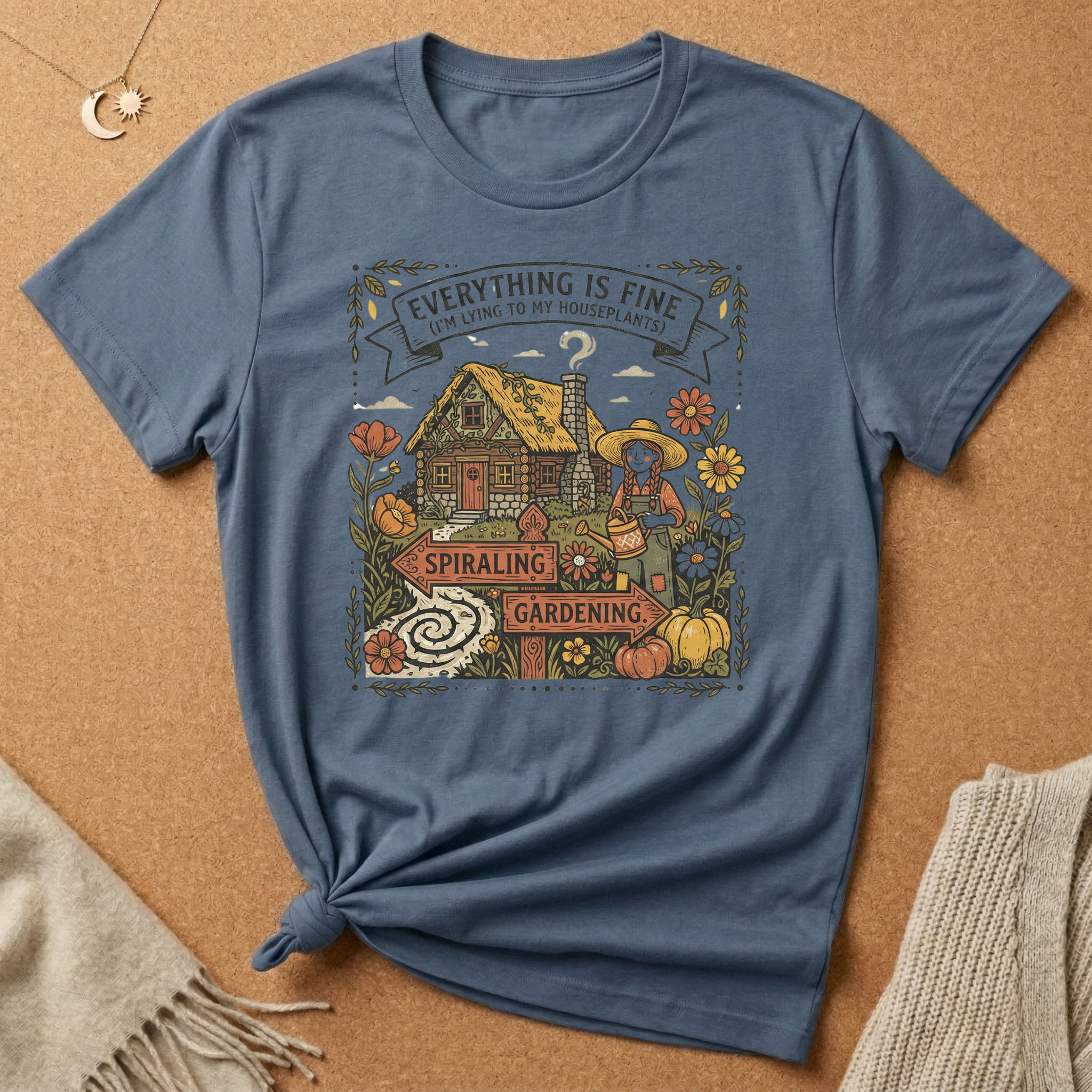 Everything is Fine (I'm lying to my Houseplants) Tee
