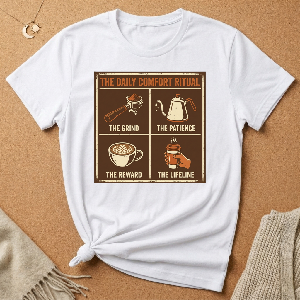 Daily Coffee Comfort Ritual Tee
