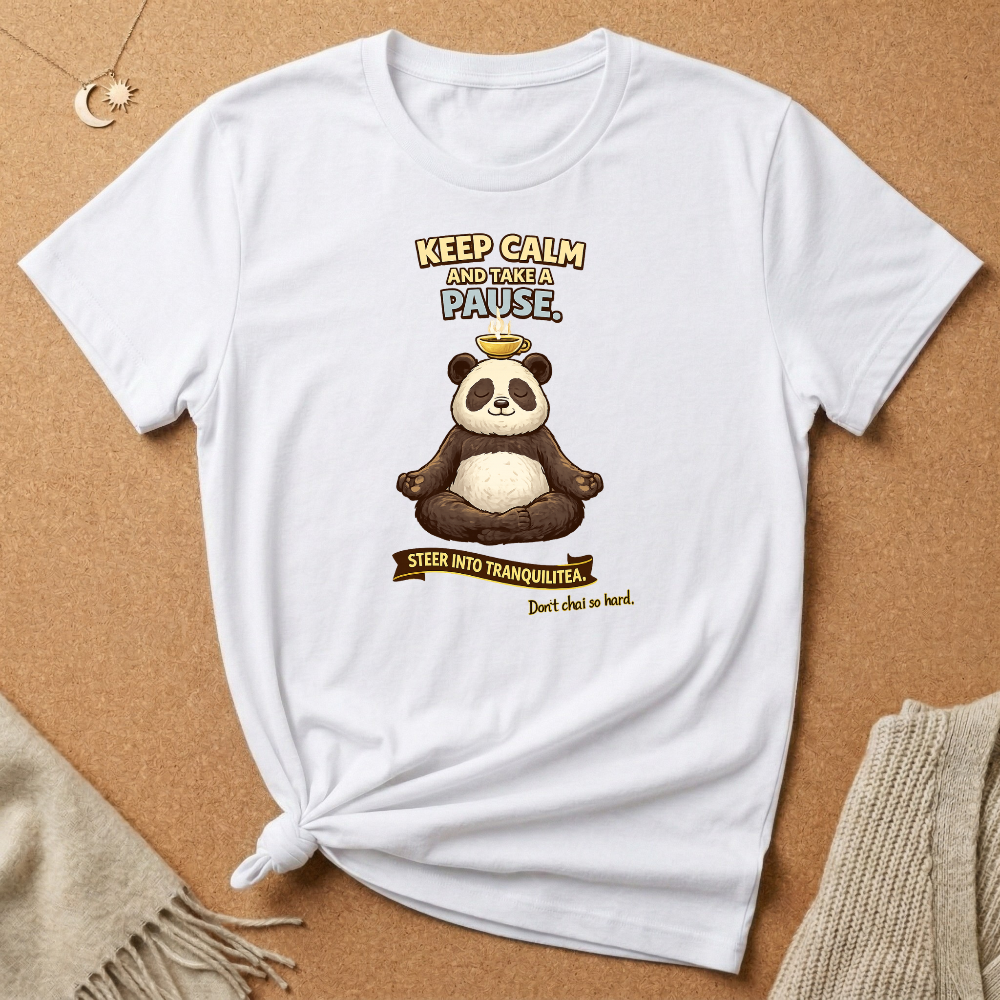 Take a Pause Panda Tee