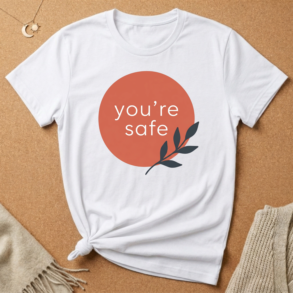 You're Safe with Olive Branch Tee