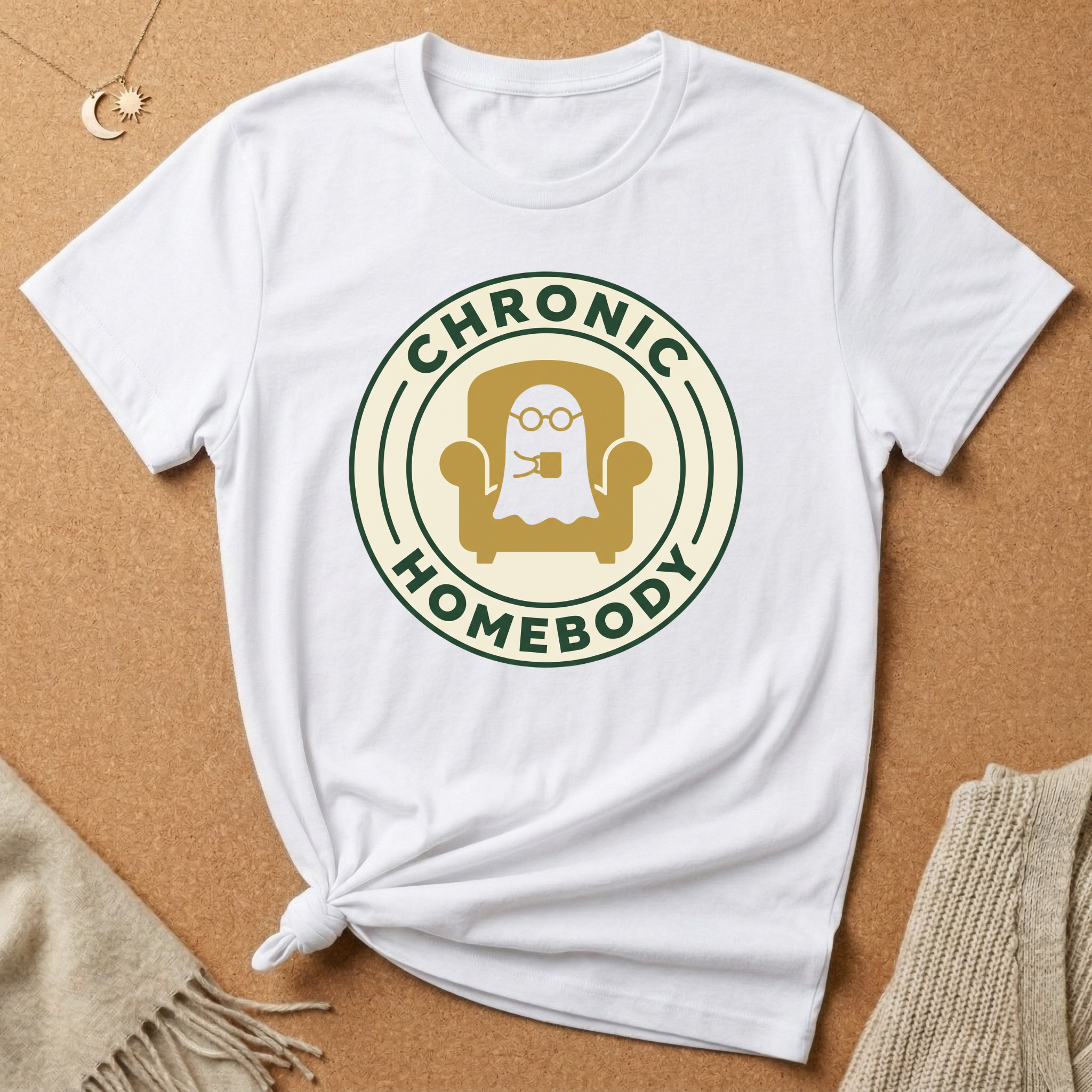 Chronic Homebody Ghost Tee