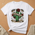 Resilient and Rooted with cactus Tee