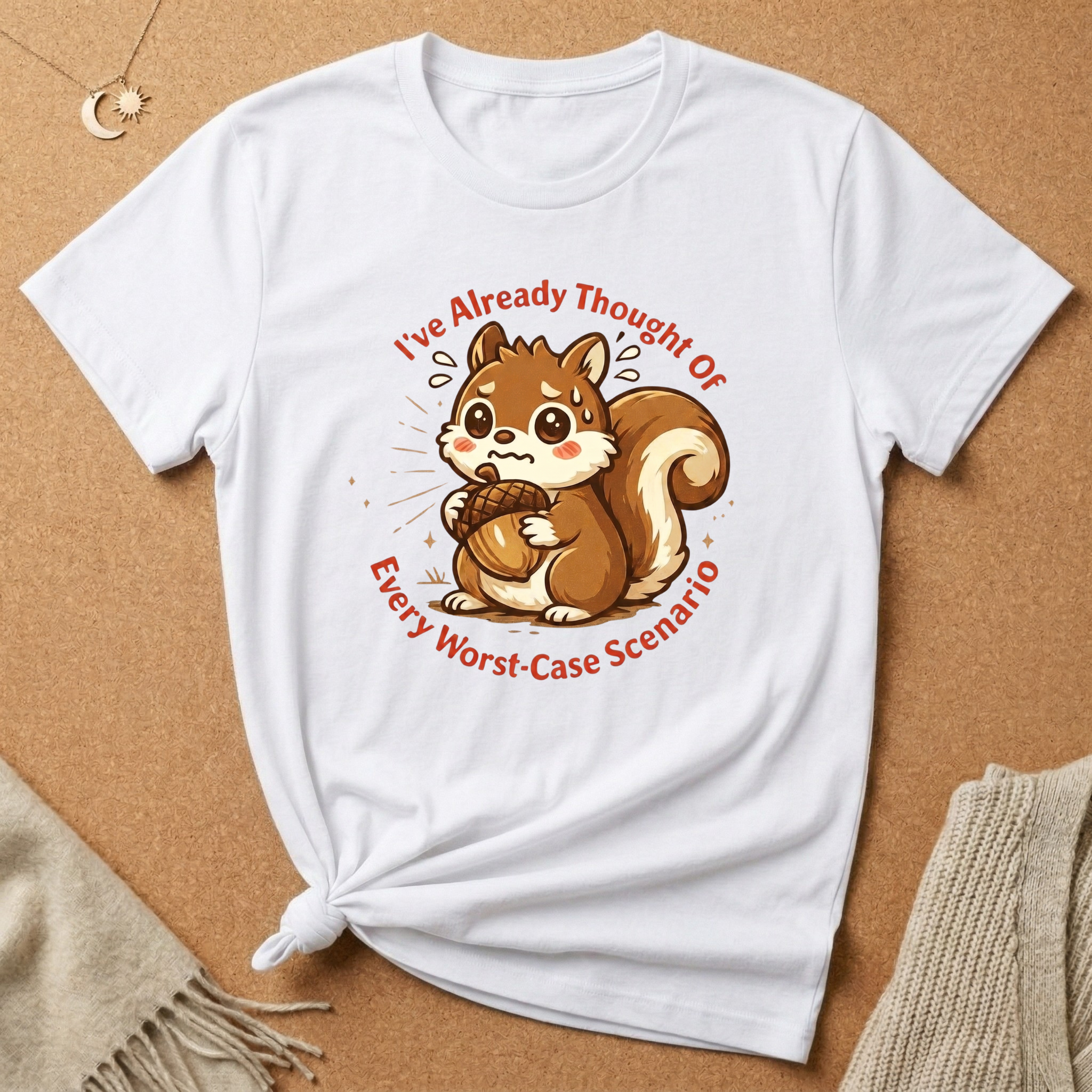 Anxious Squirrel Tee