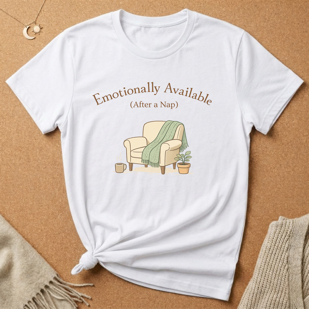 Emotionally Available (After a Nap) Comfort Tee