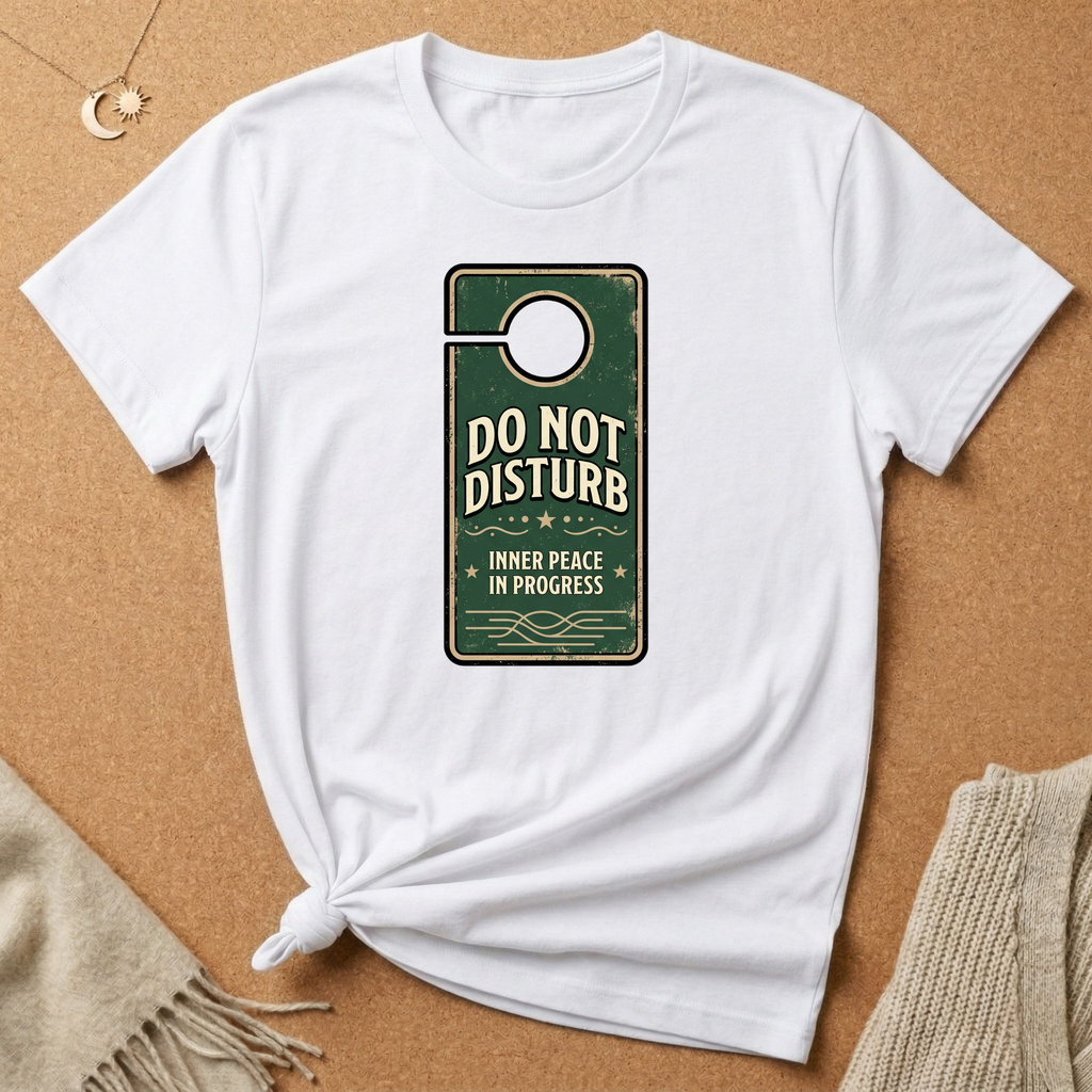 Do Not Disturb Inner Peace in Progress Tee