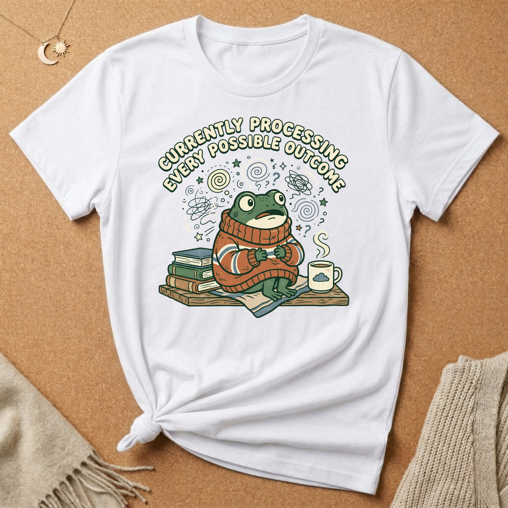 Currently Processing Every Possible Outcome Frog Tee