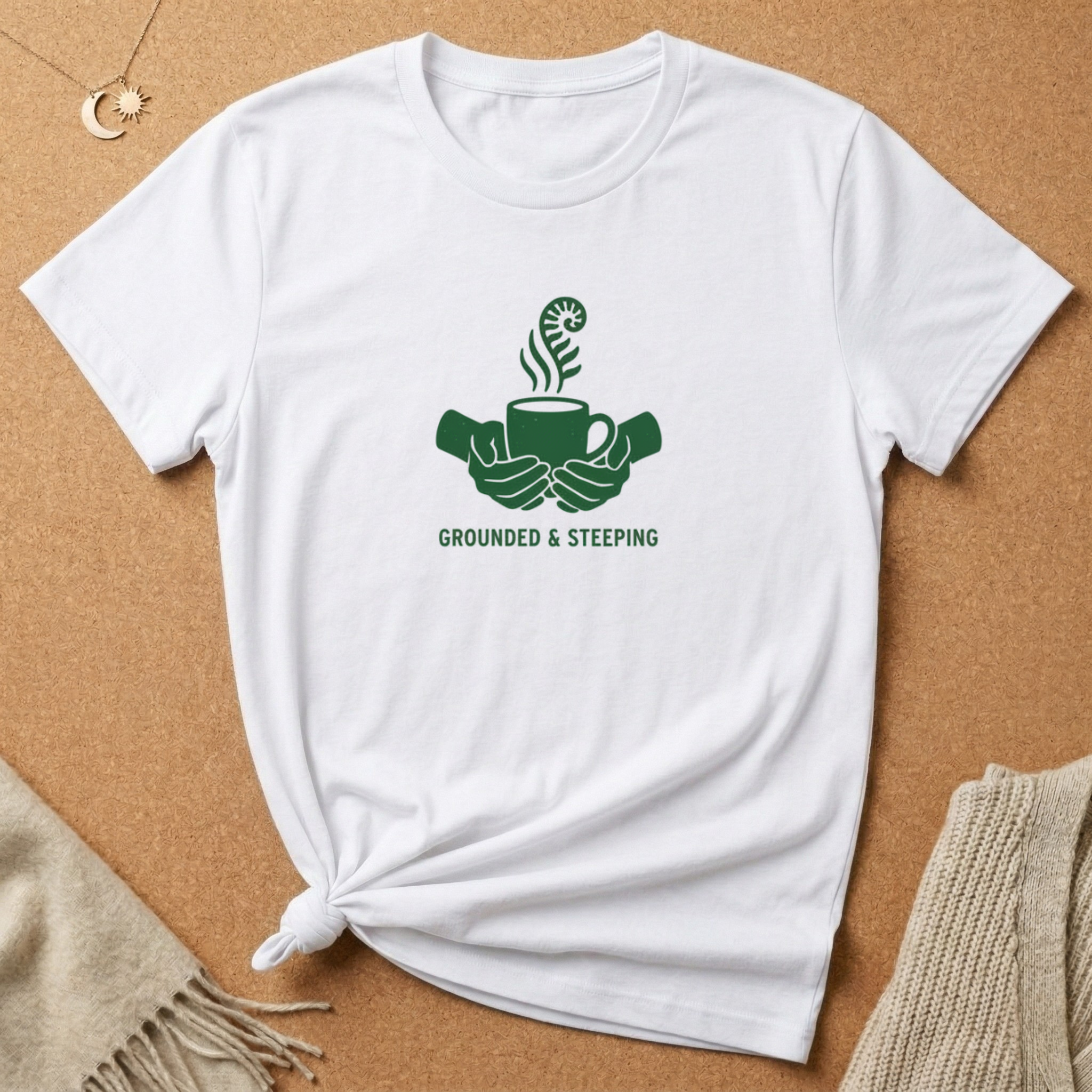 Grounded and Steeping Tee