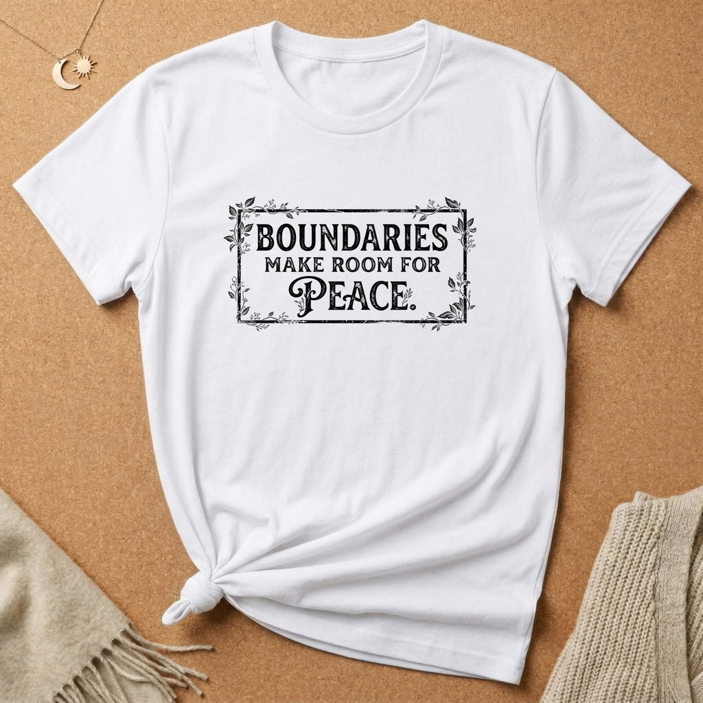 Boundaries Make Peace Tee