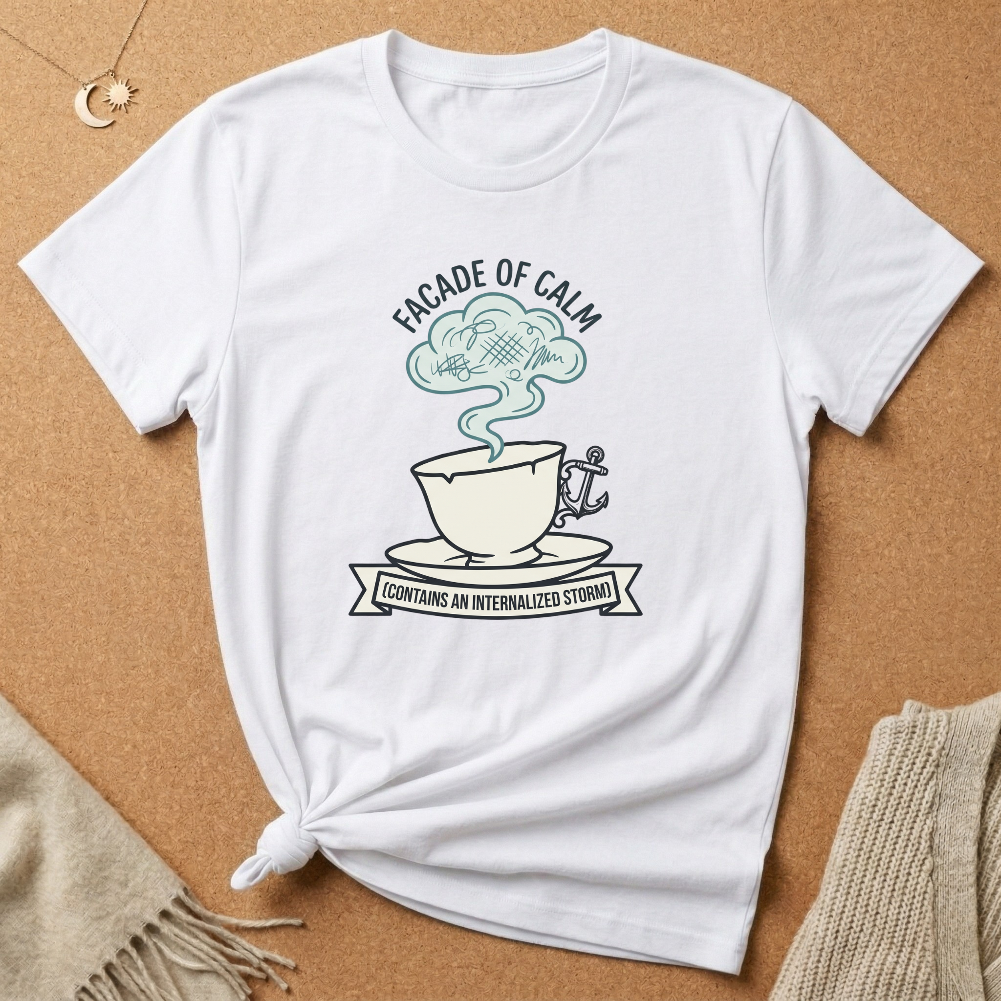 Facade of Calm Teacup Tee