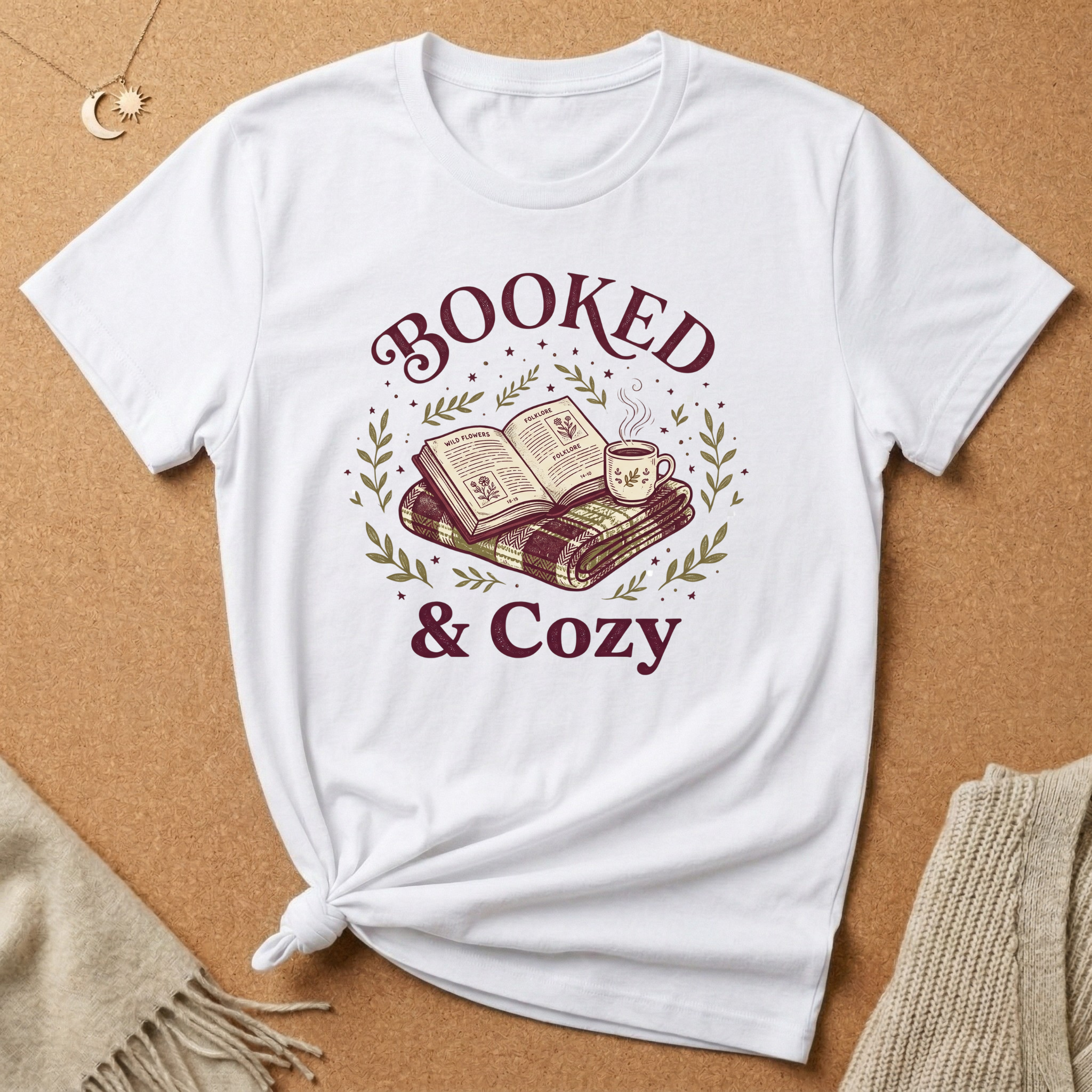 Booked and Cozy Tee