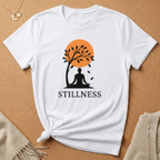 Stillness Meditation Silhouette Tee