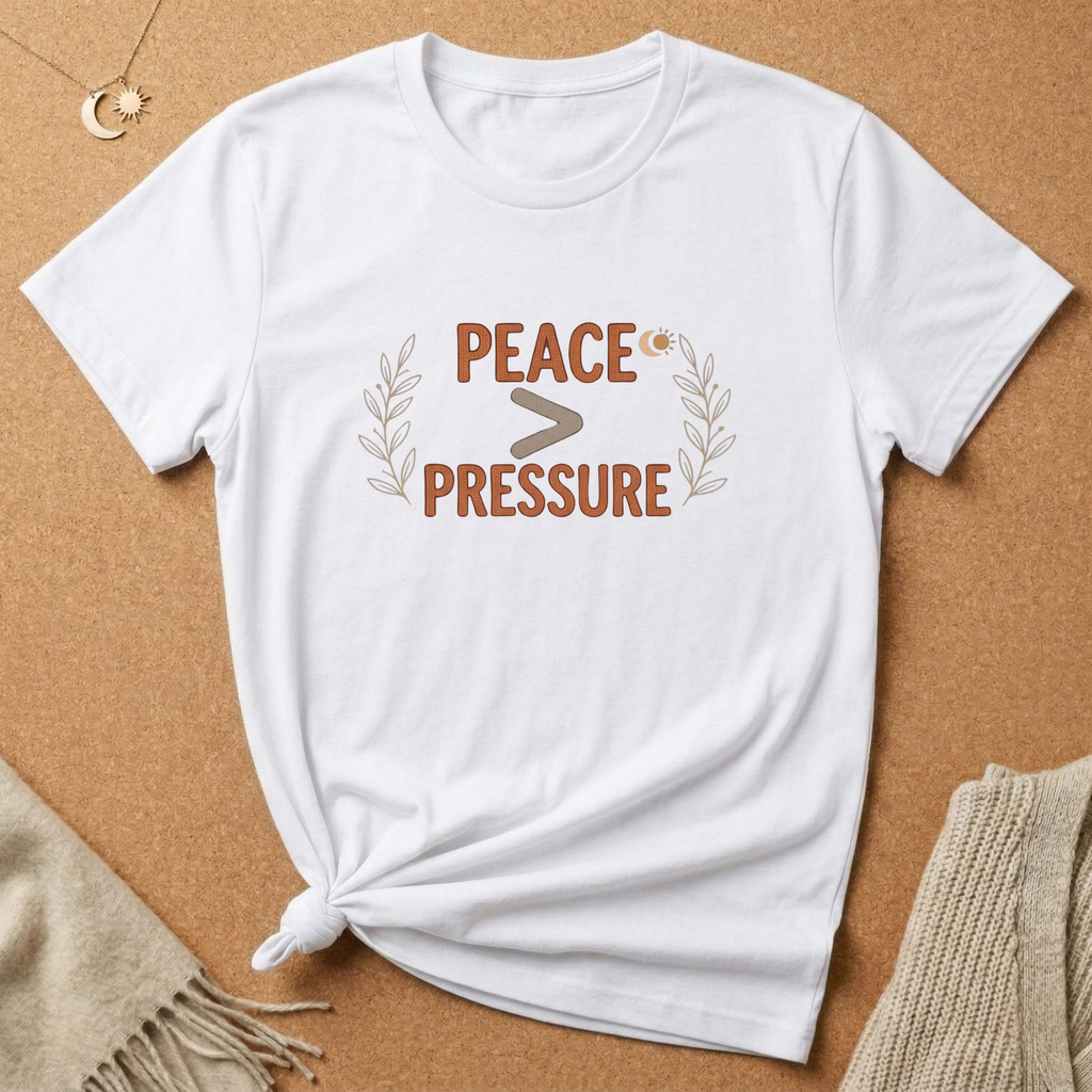 Peace > Pressure Day/Night Tee