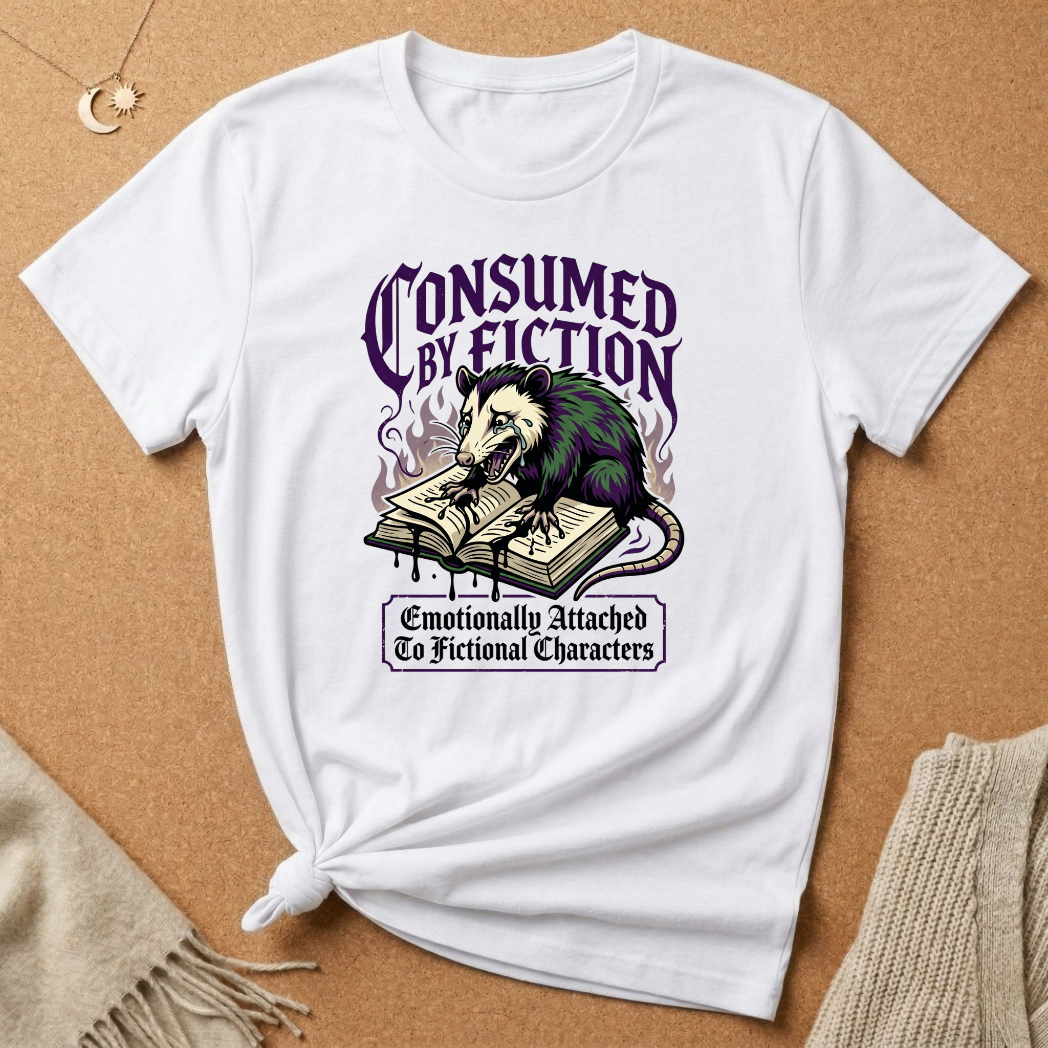 Consumed By Fiction Opossum Tee
