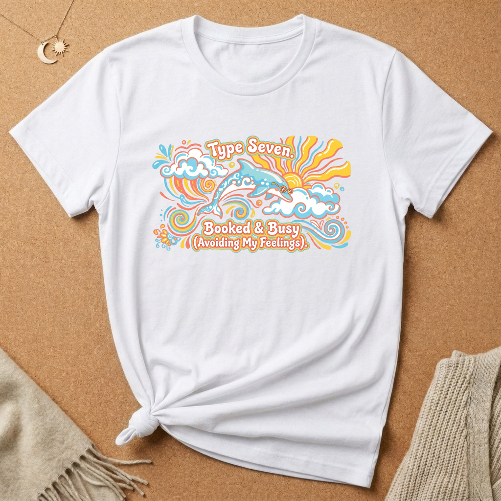Type Seven. Booked and Busy Tee