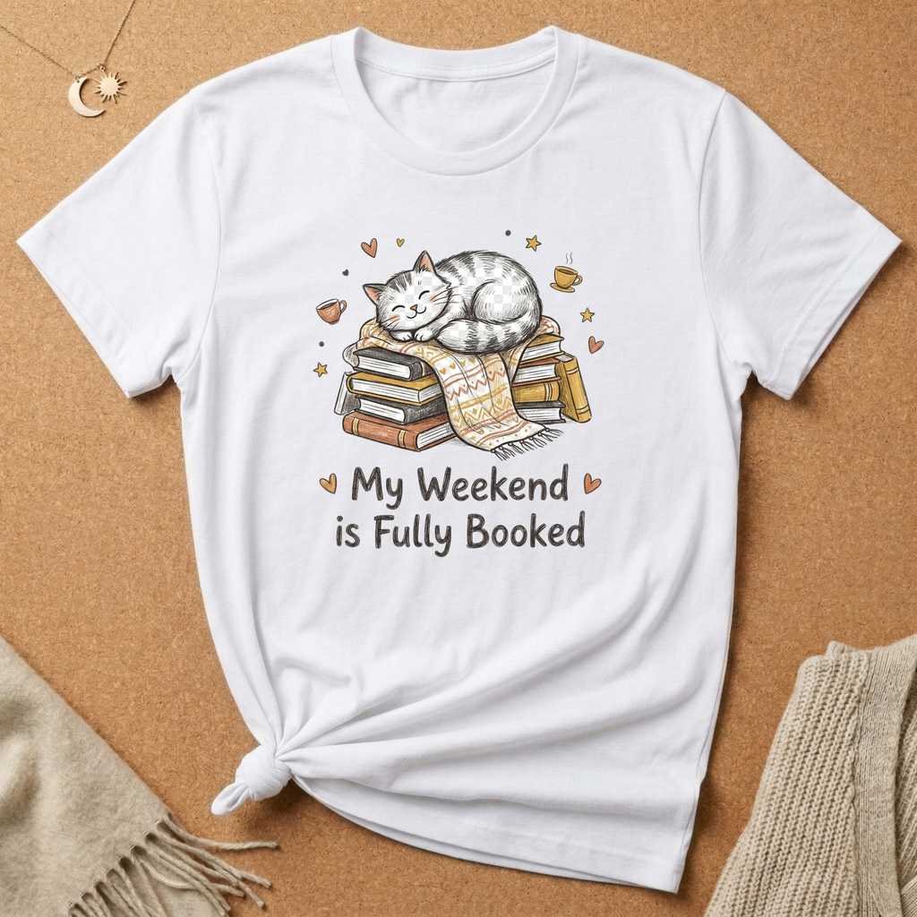 My Weekend Is Fully Booked With Cat Tee