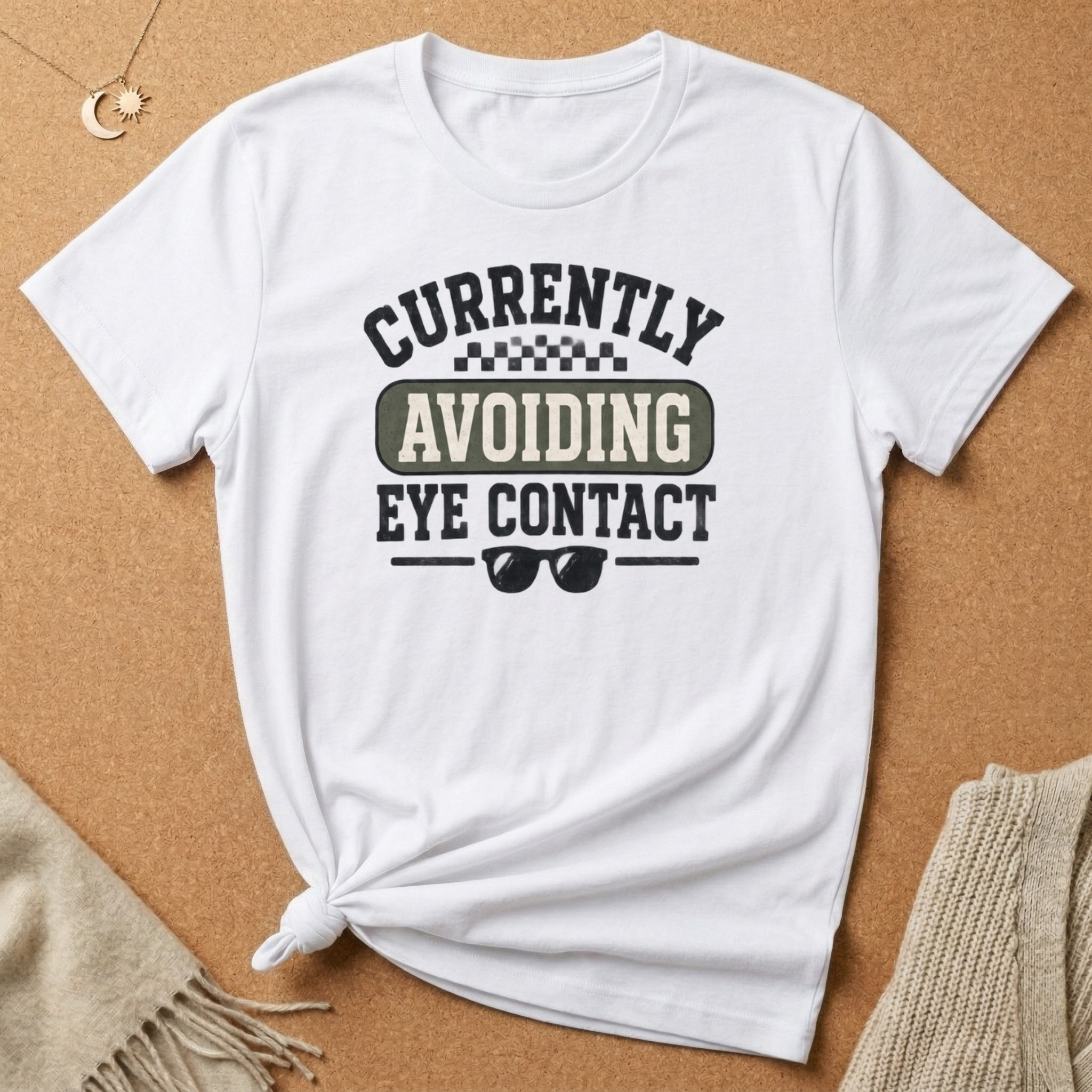 Avoiding Eye Contact Tee