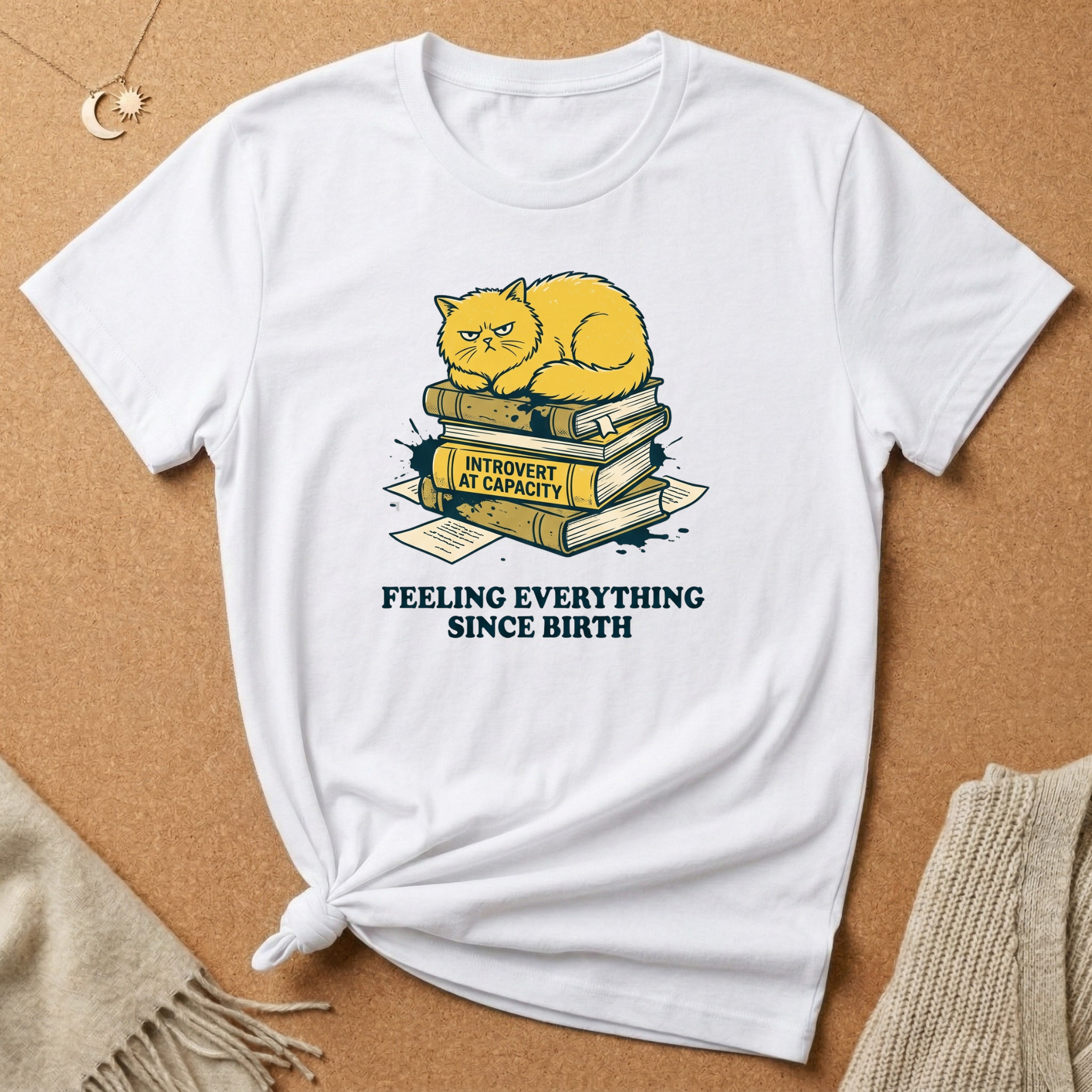 Feeling Everything Cat Tee