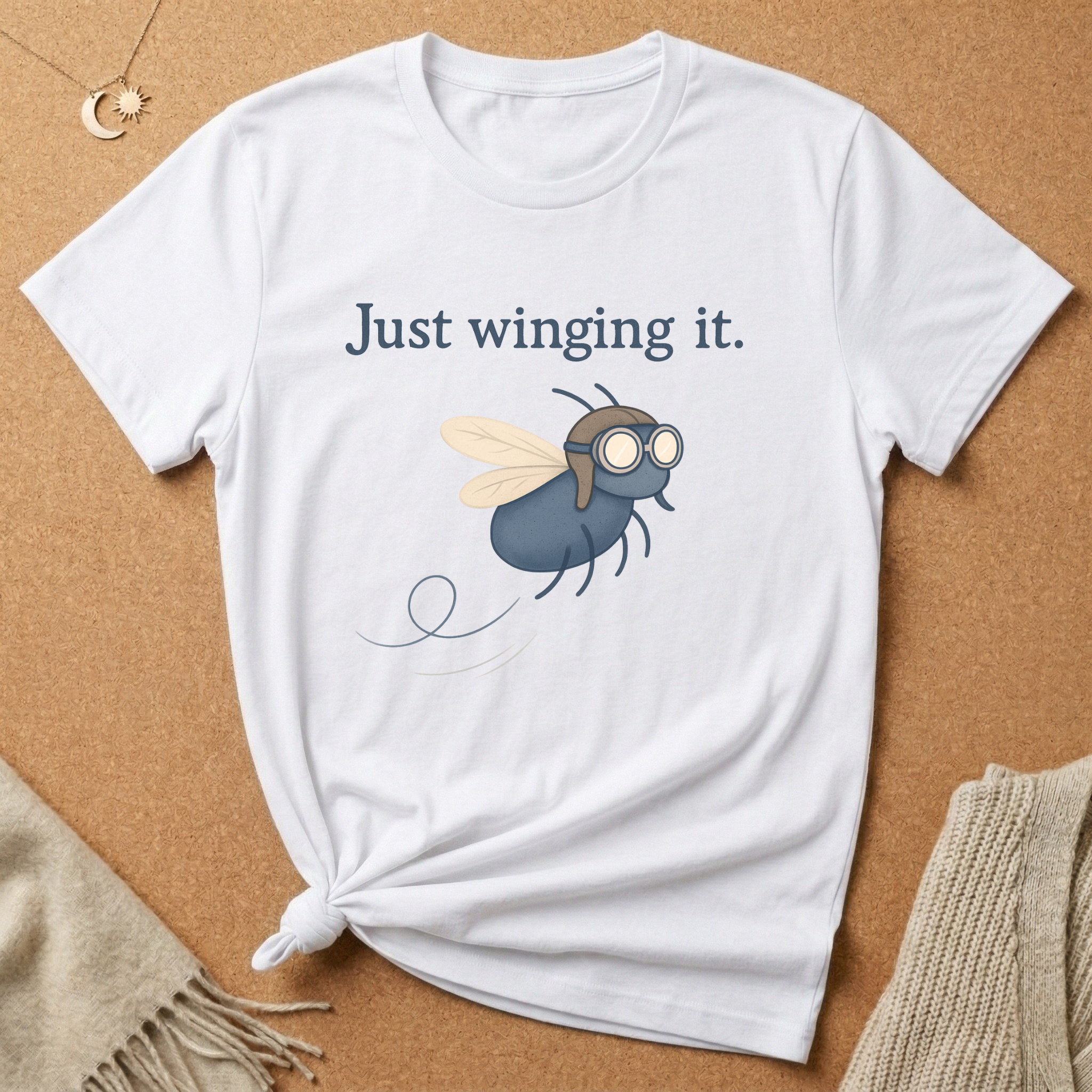 Just Winging It Fly Tee
