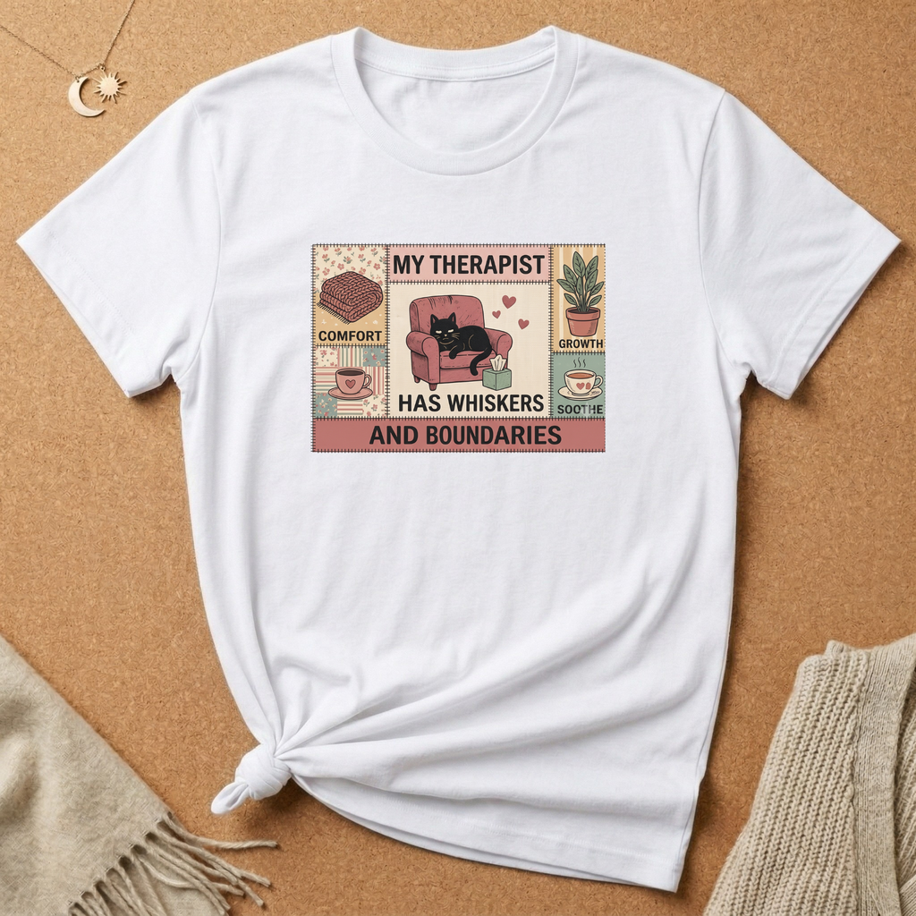 Cat Therapist Comfort Tee