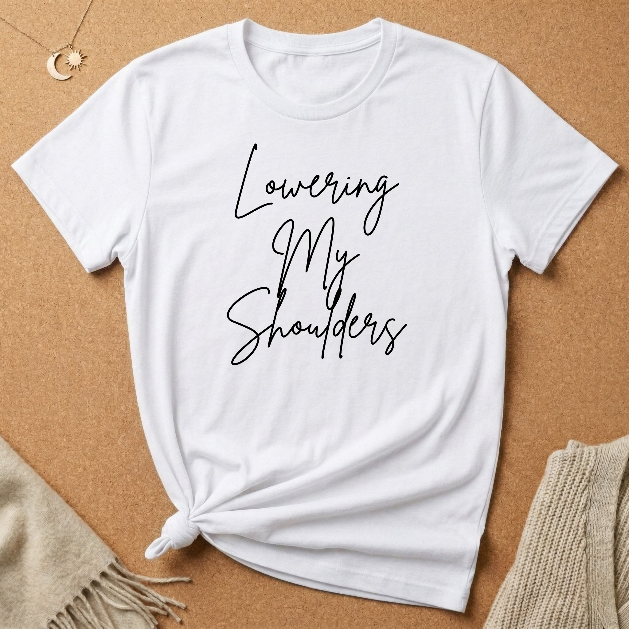 Lowering My Shoulders Tee