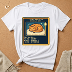 Anxiety Shield Cat Gamer Tee