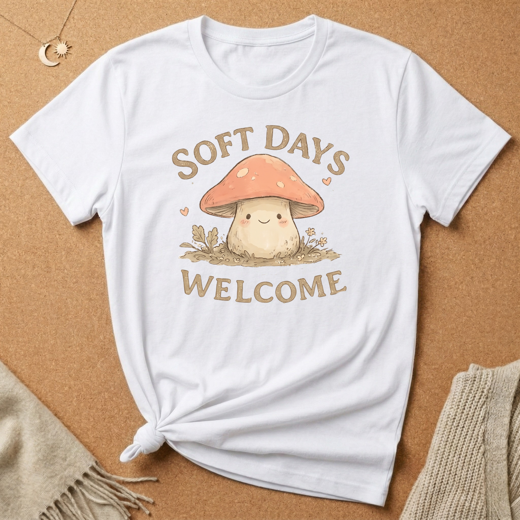 Soft Days Mushroom Tee